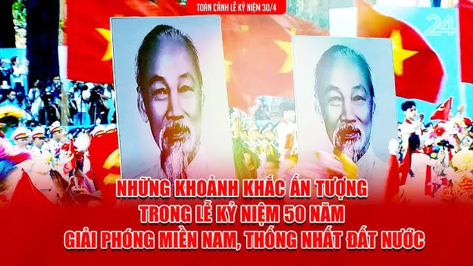 Những khoảnh khắc ấn tượng trong Lễ Kỷ niệm 50 năm Giải phóng miền Nam, thống nhất đất nước